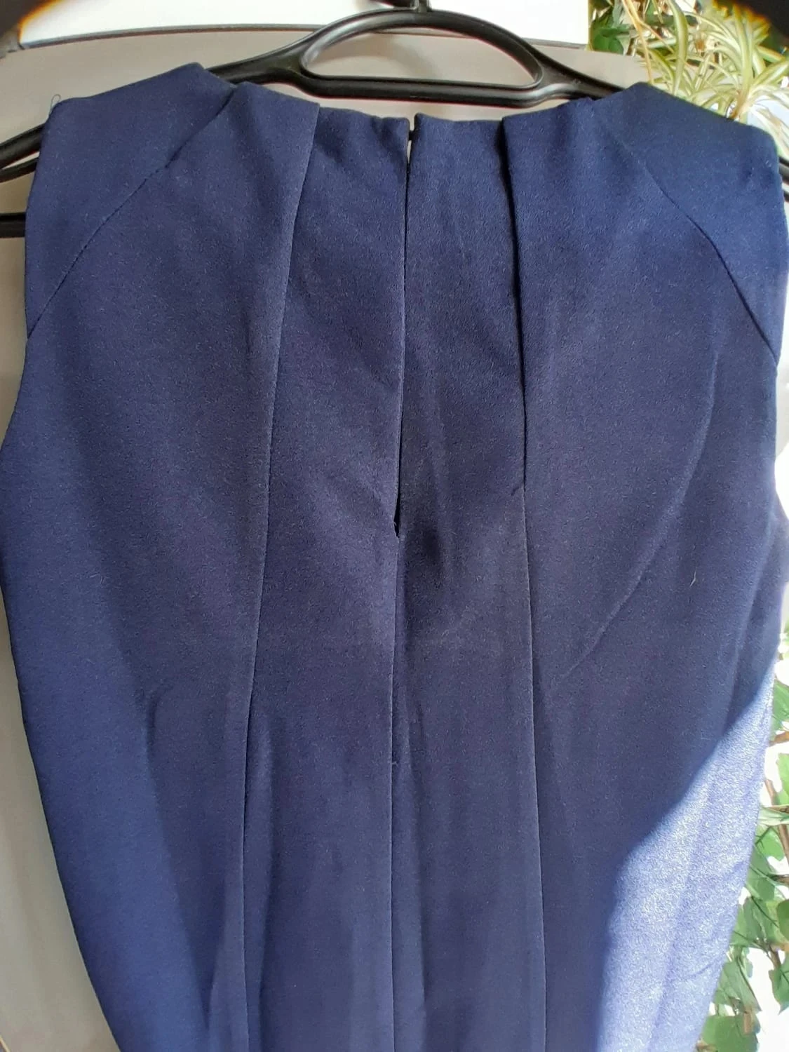Vestido de fiesta, sin mangas, color azul marino, talla XS – photo 5